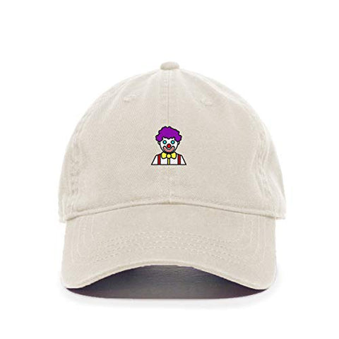 Circus Clown Baseball Cap Embroidered Cotton Adjustable Dad Hat