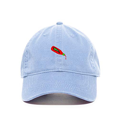 Hot Sauce Bottle Baseball Cap Embroidered Cotton Adjustable Dad Hat