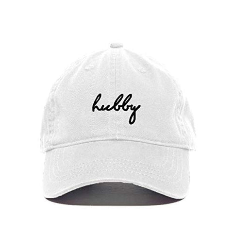 Hubby Baseball Cap Embroidered Cotton Adjustable Dad Hat