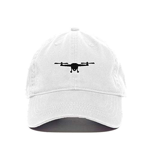 Drone Symbol Baseball Cap Embroidered Cotton Adjustable Dad Hat