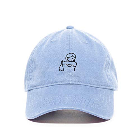 Coughing Guy Baseball Cap Embroidered Cotton Adjustable Dad Hat