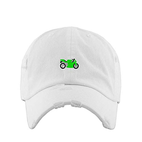 Sport Motorcycle Vintage Baseball Cap Embroidered Cotton Adjustable Distressed Dad Hat