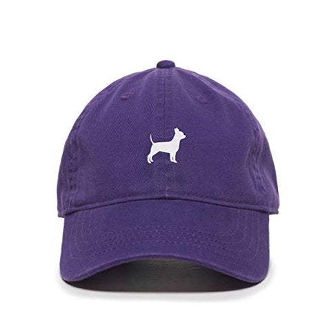 Chihuahua Baseball Cap Embroidered Cotton Adjustable Dad Hat