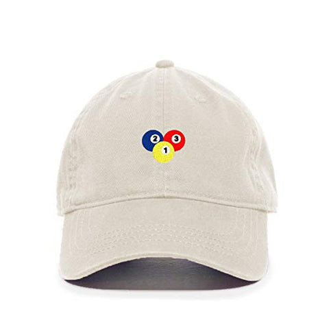 Billiard Balls Baseball Cap Embroidered Cotton Adjustable Dad Hat