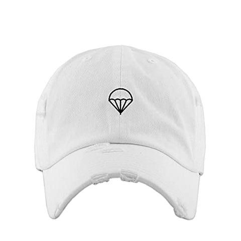 Parachute Vintage Baseball Cap Embroidered Cotton Adjustable Distressed Dad Hat