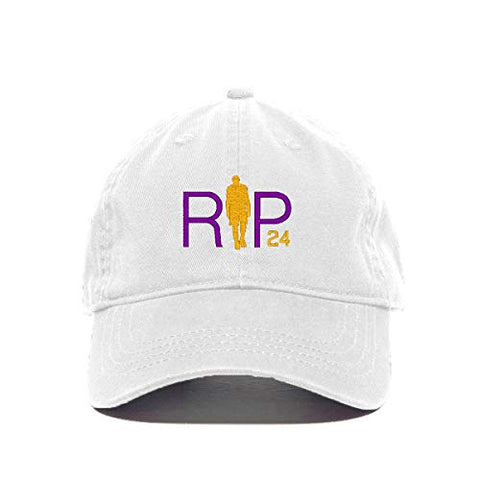 RIP Kobe 24 Baseball Cap Embroidered Cotton Adjustable Dad Hat